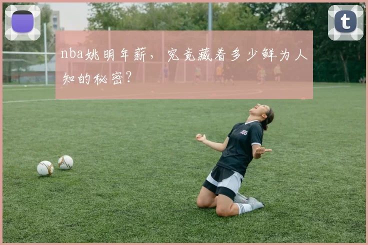 nba姚明年薪，究竟藏着多少鲜为人知的秘密？