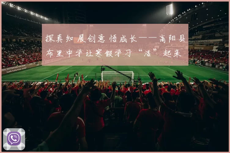 探真知 展创意 悟成长——高阳县布里中学让寒假学习“活”起来